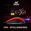 Ant Esports GM100 RGB Gaming Mouse with Optical Sensor 1000 Hz Polling Rate 4800 Dpi Red (GM 100)