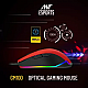 Ant Esports GM100 RGB Gaming Mouse with Optical Sensor 1000 Hz Polling Rate 4800 Dpi Red (GM 100)