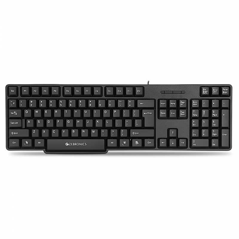 Zebronics K 21 Wired USB Laptop Keyboard  (Grey)
