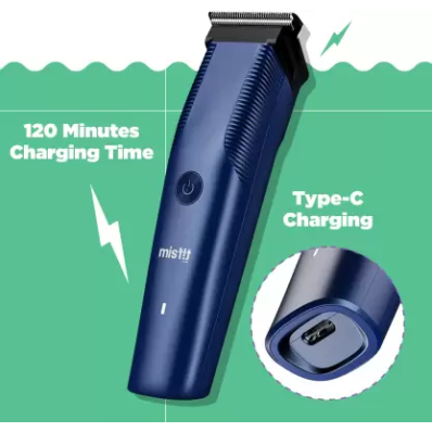 Misfit Groom 100 Trimmer 120 min Runtime 5 Length Settings (Blue) Misfit Groom 100 Trimmer 120 min Runtime 5 Length Settings (Blue)