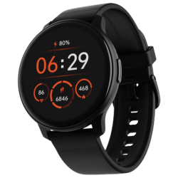 boAt Lunar Call Smartwatch with Bluetooth Calling (32.5mm HD Display, IP68 Water Resistant, Active Black Strap)