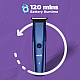 Misfit Groom 100 Trimmer 120 min Runtime 5 Length Settings  (Blue)