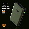 URBN 20000 mAh Lithium Polymer 22.5W Super Fast Charging Ultra Compact Power Bank with Quick Charge Power Delivery camo green