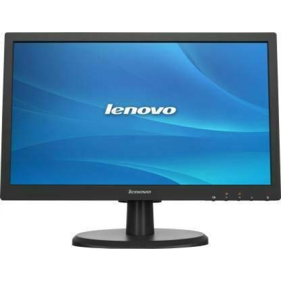 Lenovo 18.5-inch HD Monitor, TN Panel, (5ms Response time - 200 Nits Brightness 