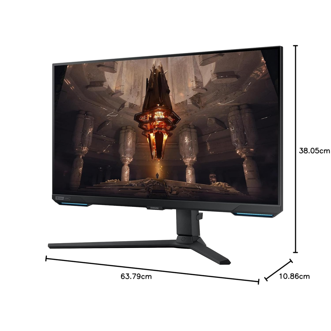 Samsung 28-Inch(70.85Cm) 3840 x 2160 Pixels 4K Gaming, UHD, IPS, 144 Hz, 1ms, Flat Monitor, HAS, Bezel-Less, HDR400 Black