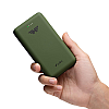 URBN 20000 mAh Lithium Polymer 22.5W Super Fast Charging Ultra Compact Power Bank with Quick Charge Power Delivery camo green