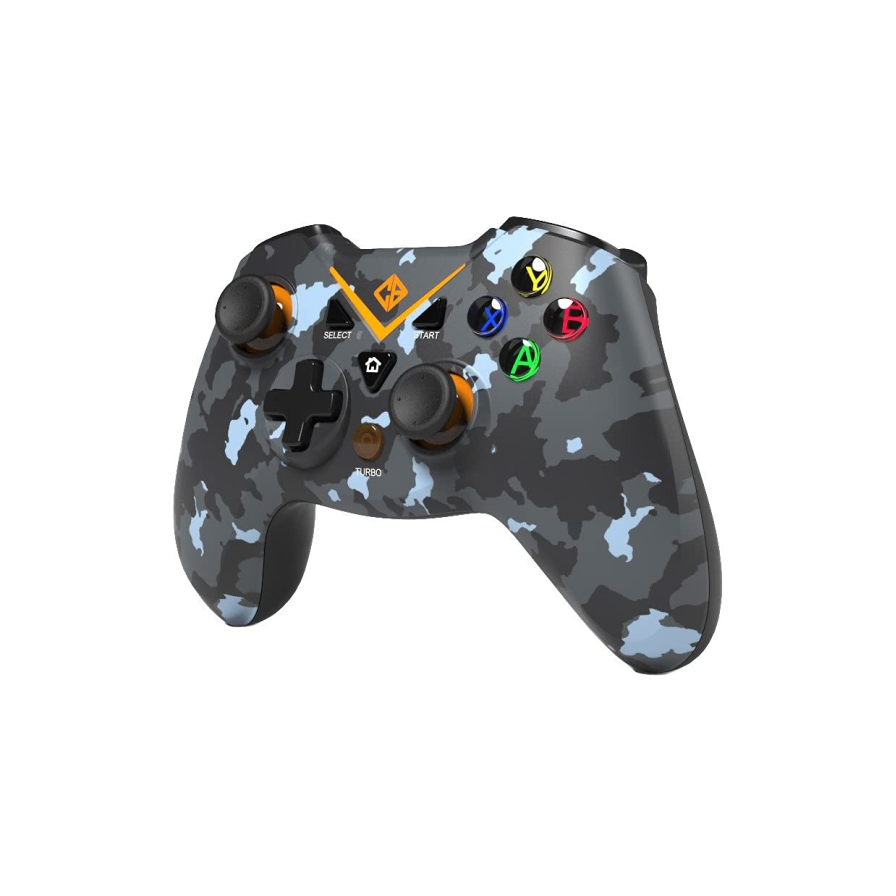 Cosmic Byte C3070W 2.4G Wireless Gamepad for PC PS3 Rubberized Texture Camo Black