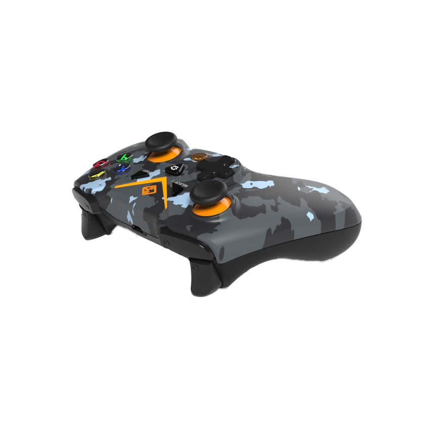 Cosmic Byte C3070W 2.4G Wireless Gamepad for PC PS3 Rubberized Texture Camo Black