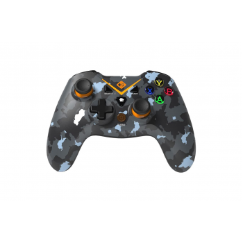 Cosmic Byte C3070W 2.4G Wireless Gamepad for PC PS3 Rubberized Texture Camo Black