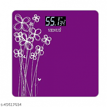 Venus-EPS-2001 Digital Electronic LCD Personal Body Fitness Weighing Scale Purple