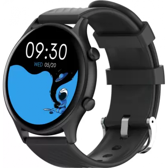 Fire-Boltt Legend Bluetooth Calling with 1.39'' Round Dial, Dual Button Technology Smartwatch  (Black Strap, Free Size)