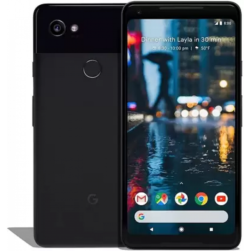 Google Pixel 2 XL Black (Black 6 GB RAM) 64 GB Storage Refurbished