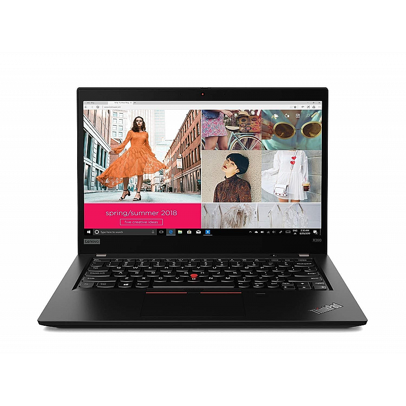 Lenovo ThinkPad x390 Intel Core i5 8th Gen 8265U 13.3 inch (16 GB 512 GB SSD Windows 10 Pro Laptop Black Refurbished 