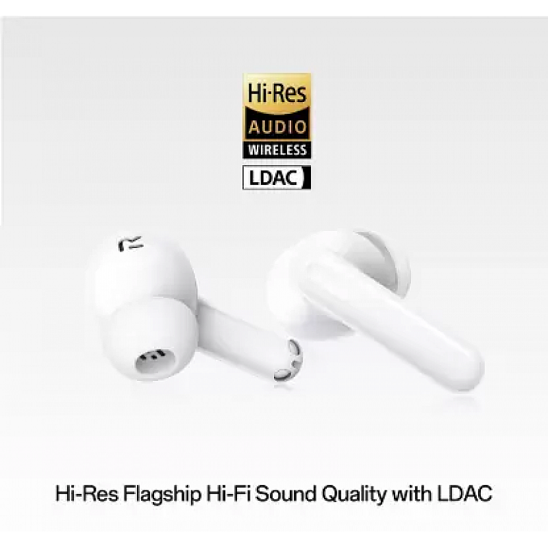 OPPO Enco Air3 Pro True Wireless in Ear Earbuds with Industry First Composite Bamboo Fiber 30H Playtime, 47ms Ultra Low Latency White