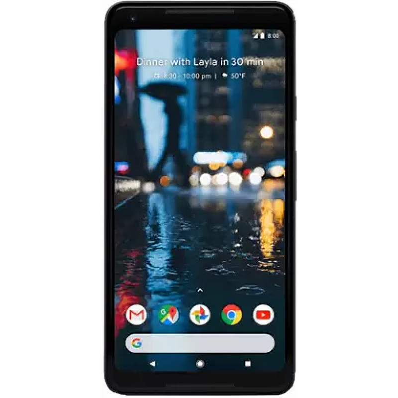 Google Pixel 2 XL Black (Black 6 GB RAM) 64 GB Storage Refurbished