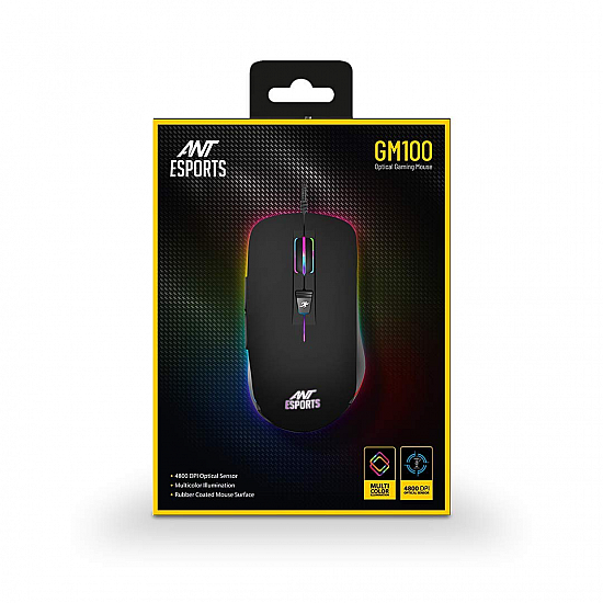 Ant Esports GM100 RGB Optical Wired Gaming Mouse 