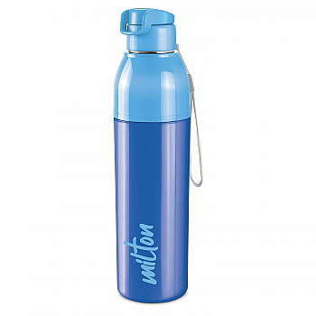 Milton Steel Convey 900 Insulated Inner Stainless Steel Water Bottle, 630 ml, Blue