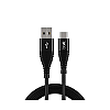 Boat Type C A700 6.5A Super Fast Charging Flat Cable Black