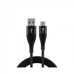 Boat Type C A700 6.5A Super Fast Charging Flat Cable Black