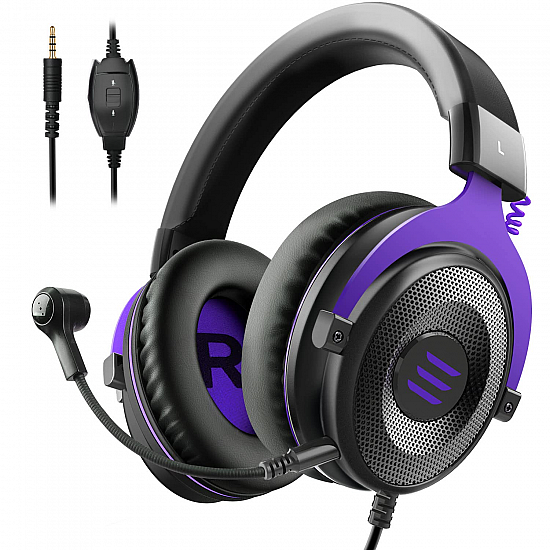 EKSA E900 Wired Stereo Gaming Headset Purple