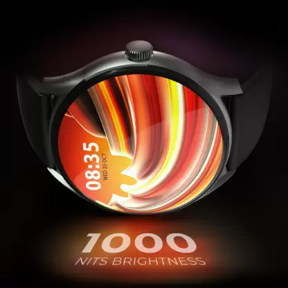 beatXP Vega with 1.43Round AMOLED & 1000 Nits BrightDisplay, BT Calling, IP68 Smartwatch (Electric Black Strap, 1.43) beatXP Vega with 1.43Round AMOLED & 1000 Nits BrightDisplay, BT Calling, IP68 Smartwatch (Electric Black Strap, 1.43)