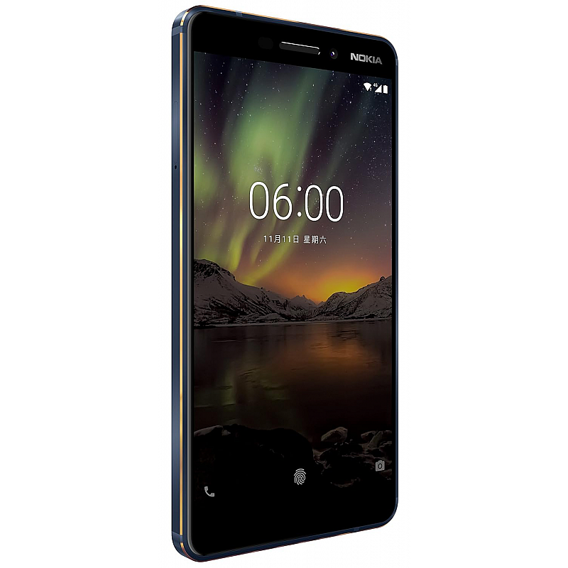 Nokia 6.1 (Blue-Gold, 4GB RAM, 64GB Storage) Refurbished