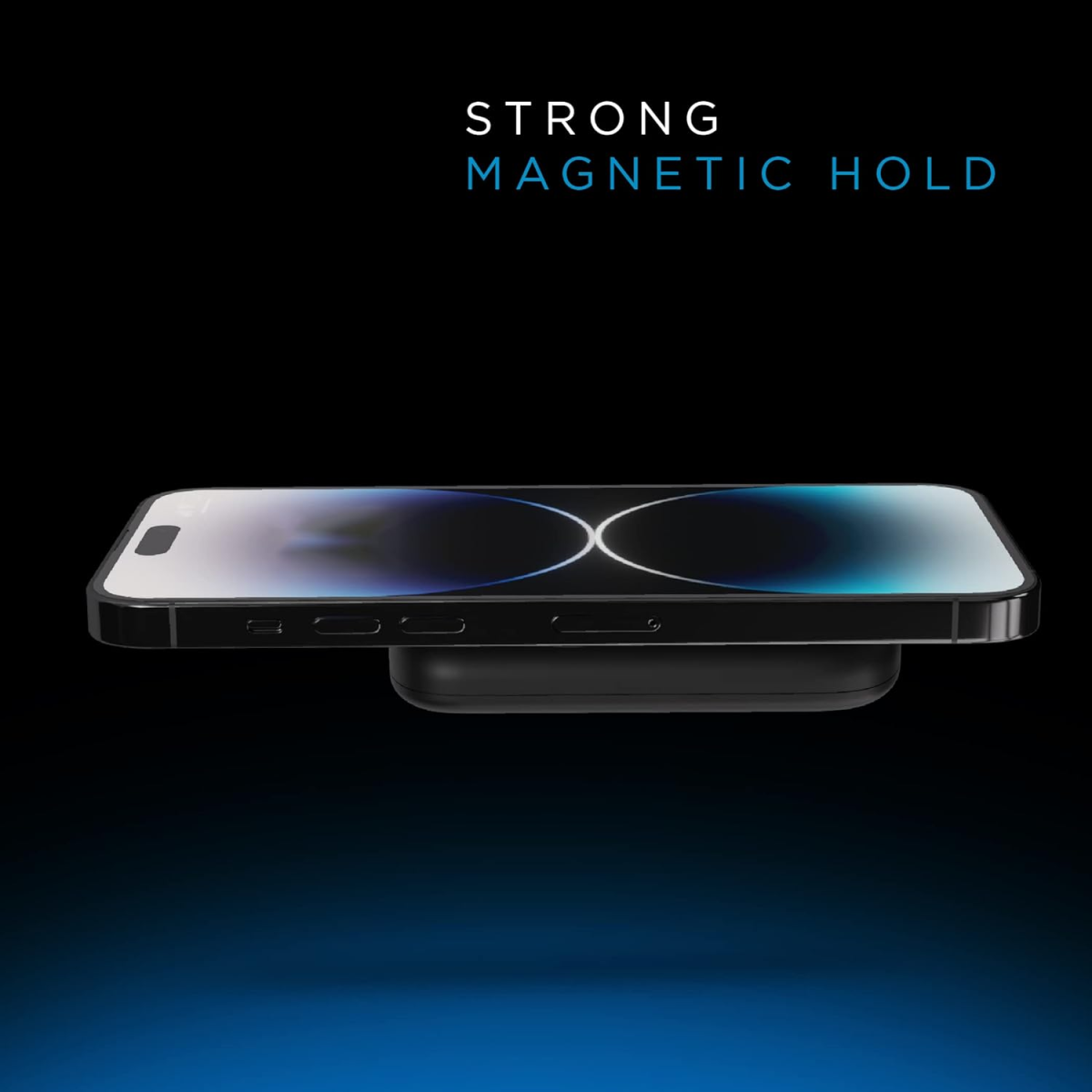 URBN 5000 mAh 15W Fast Wireless Charging Type C Input Output Magsafe Power Bank Premium Black