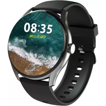 beatXP Vega with 1.43Round AMOLED & 1000 Nits BrightDisplay, BT Calling, IP68 Smartwatch (Electric Black Strap, 1.43) beatXP Vega with 1.43Round AMOLED & 1000 Nits BrightDisplay, BT Calling, IP68 Smartwatch (Electric Black Strap, 1.43)