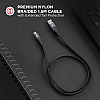 Boat Type C A700 6.5A Super Fast Charging Flat Cable Black