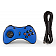 PowerA FUSION Wired FightPad Gaming Controller for Nintendo Switch,Blue (Officially Licensed)