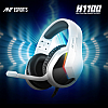 Ant Esports H1100 Pro RGB Wired Over Ear Gaming Headphones with Mic for PC White