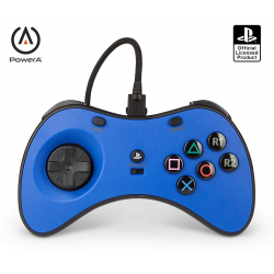 PowerA FUSION Wired FightPad Gaming Controller for Nintendo Switch,Blue (Officially Licensed)