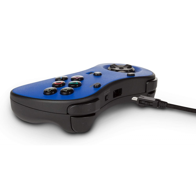 PowerA FUSION Wired FightPad Gaming Controller for Nintendo Switch,Blue (Officially Licensed)