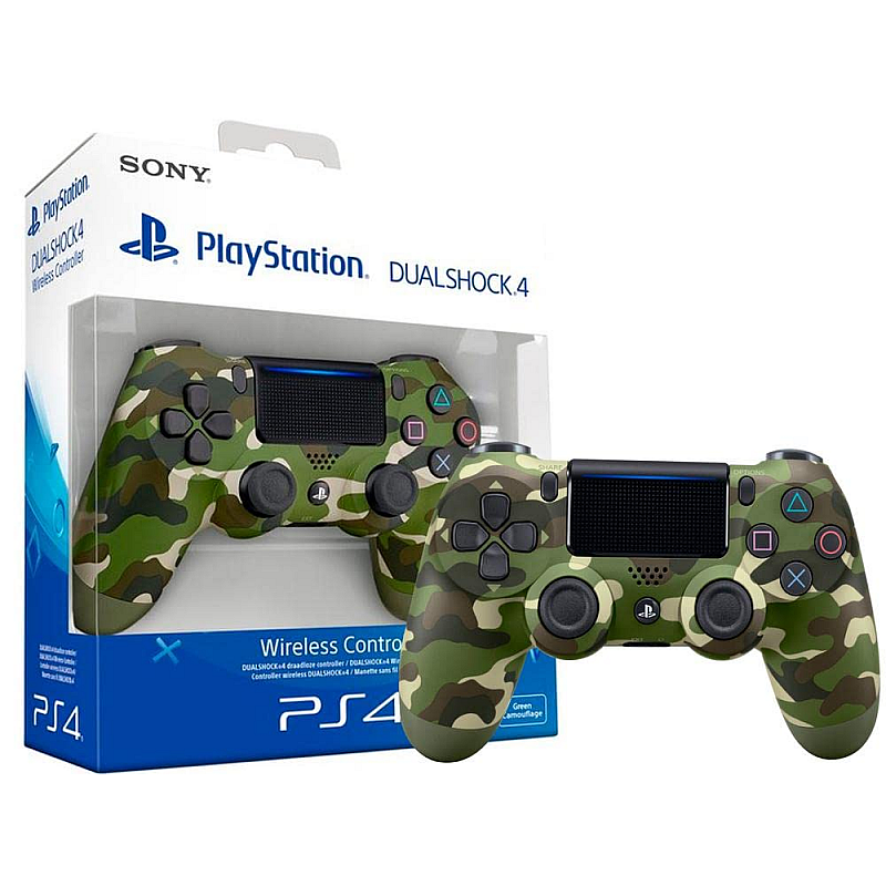 SONY PS4 Dualshock Controller V2 Green Cammo Green, For PS4