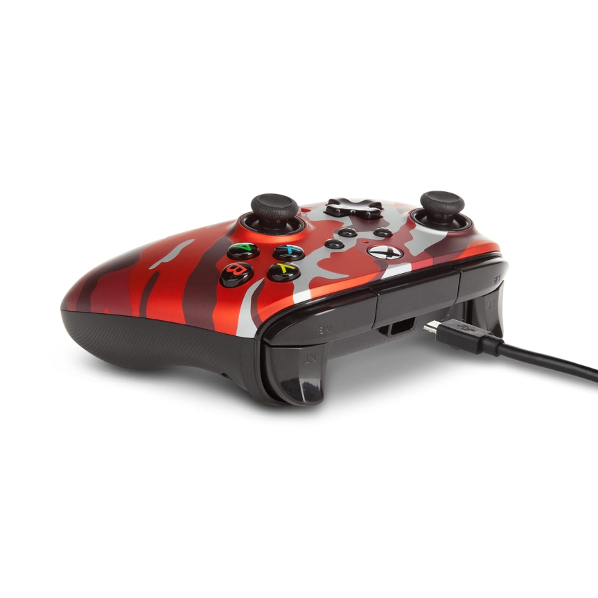 PowerA Enhanced Wired Controller for Xbox Series Metallic Red Camo