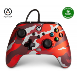 PowerA Enhanced Wired Controller for Xbox Series Metallic Red Camo