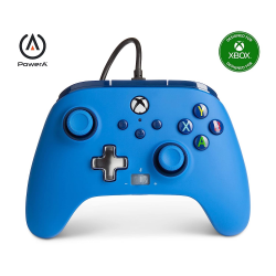 PowerA Enhanced Wired Gaming Controller for Xbox Series  Xbox One, Blue Officially Licensed