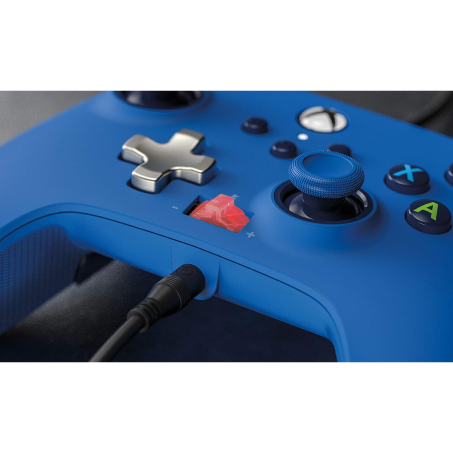 PowerA Enhanced Wired Gaming Controller for Xbox Series Xbox One, Blue Officially Licensed