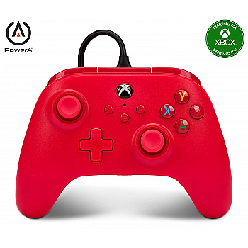 PowerA Enhanced Wired Gaming Controller for Xbox Series Red