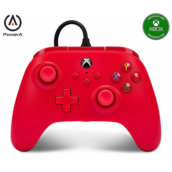 PowerA Enhanced Wired Gaming Controller for Xbox Series Red