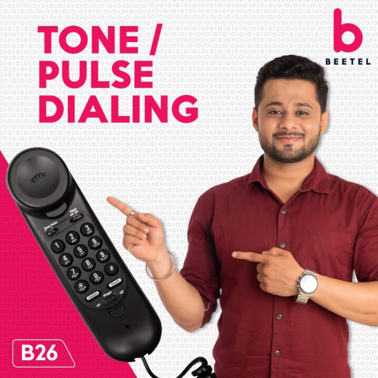 Beetel B26 Basic Corded Phone Black