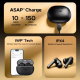 boAt Airdopes Supreme Mics AI ENx Tech, 50 HRS Playback Bluetooth Earbuds Black, True Wireless