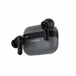 Maxx PX10 True Wireless Earbuds with Fast Charging, Up to 50Hrs Playtime Black