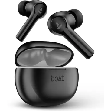 boAt Airdopes Supreme Mics AI ENx Tech, 50 HRS Playback Bluetooth Earbuds Black, True Wireless boAt Airdopes Supreme Mics AI ENx Tech, 50 HRS Playback Bluetooth Earbuds Black, True Wireless