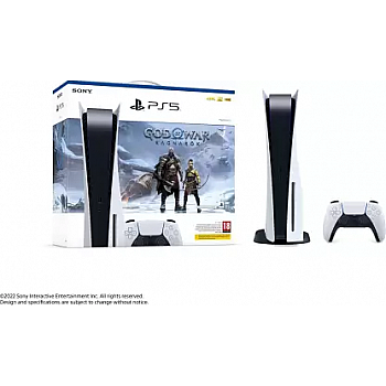 SONY PS5 PlayStation- God of War: Ragnarok Bundle (Voucher Inside) White