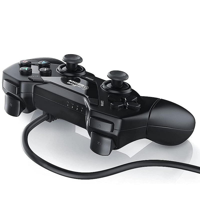 Rpm euro games pc controller wired for windows Black