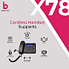 Beetel X78 Cordless Phone (Black)