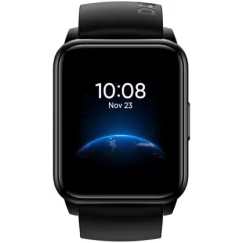 realme Smart Watch 2 with Superbright HD Display And 90 Sports Modes (Black Strap, Regular realme Smart Watch 2 with Superbright HD Display And 90 Sports Modes (Black Strap, Regular
