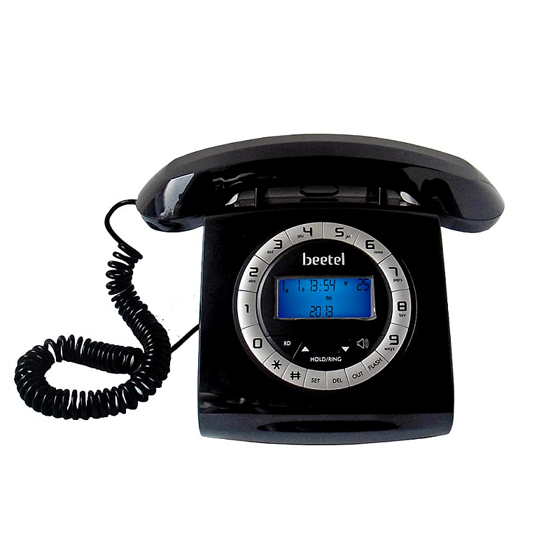 Beetel M73 Corded Landline Phone with Caller ID & 16-Digit LCD Display