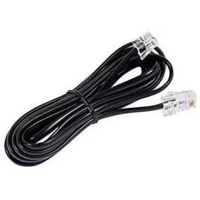 Beetel LAN Cable 2.5 m LINE CORD FOR LANDLINE PHONE  (Compatible with LANDLINE PHONE, CORLESS PHONES, SPILLTER, Black, One Cable)